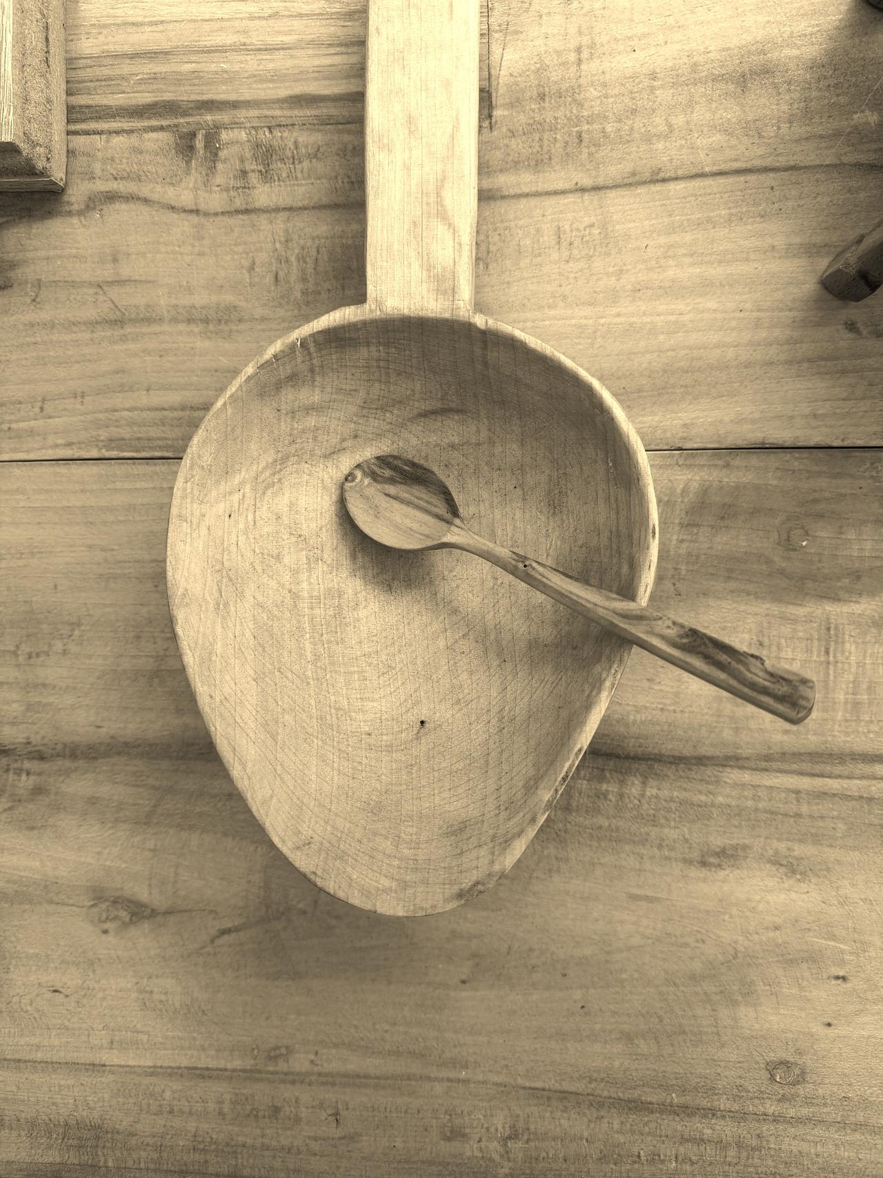 Cherry Wood Serving Spoon