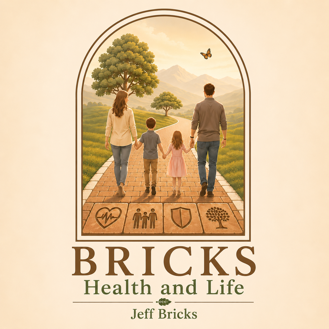 Bricks Health and Life Logo