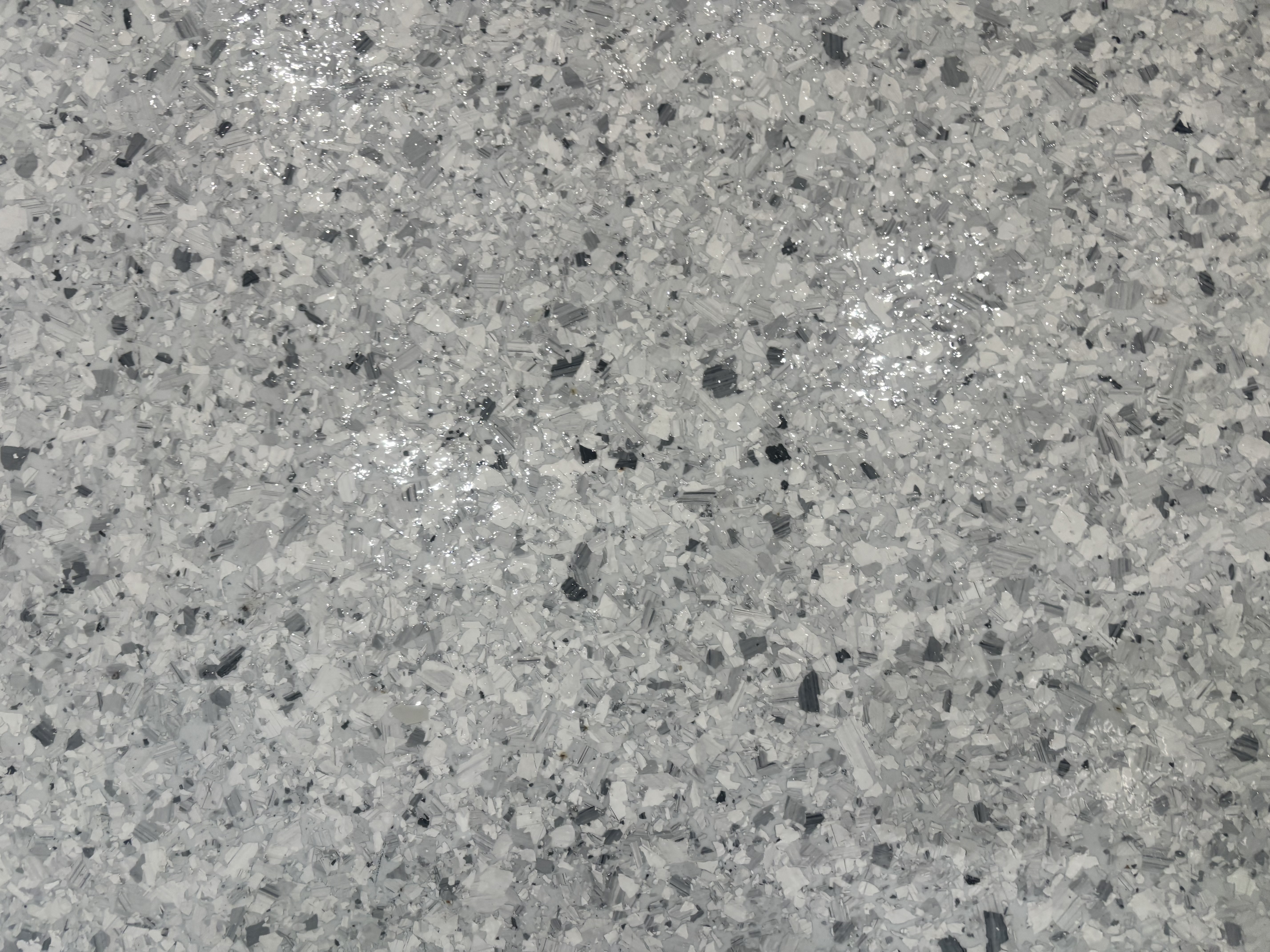 Decorative Jumbo Flake Epoxy Floors