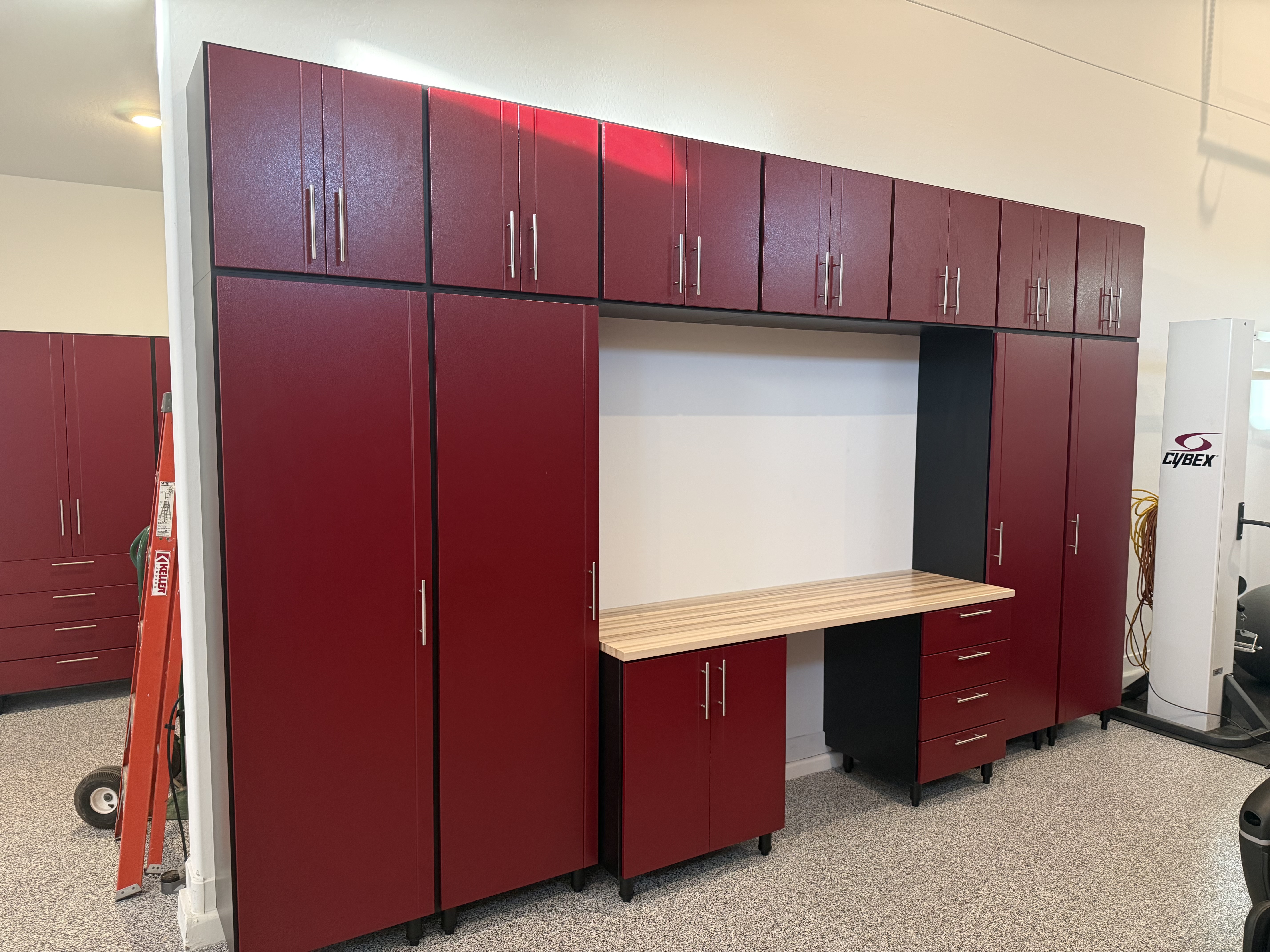 Powder Coated Melamine Cabinets