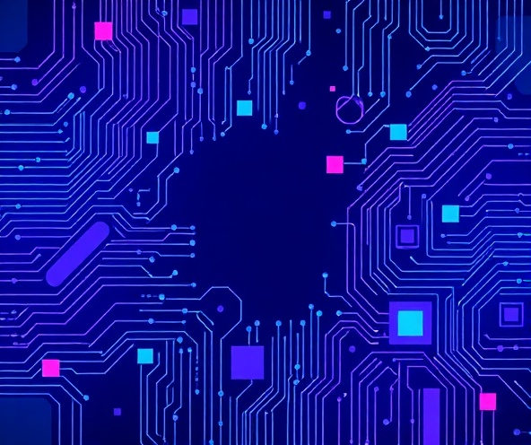 Abstract technological illustration