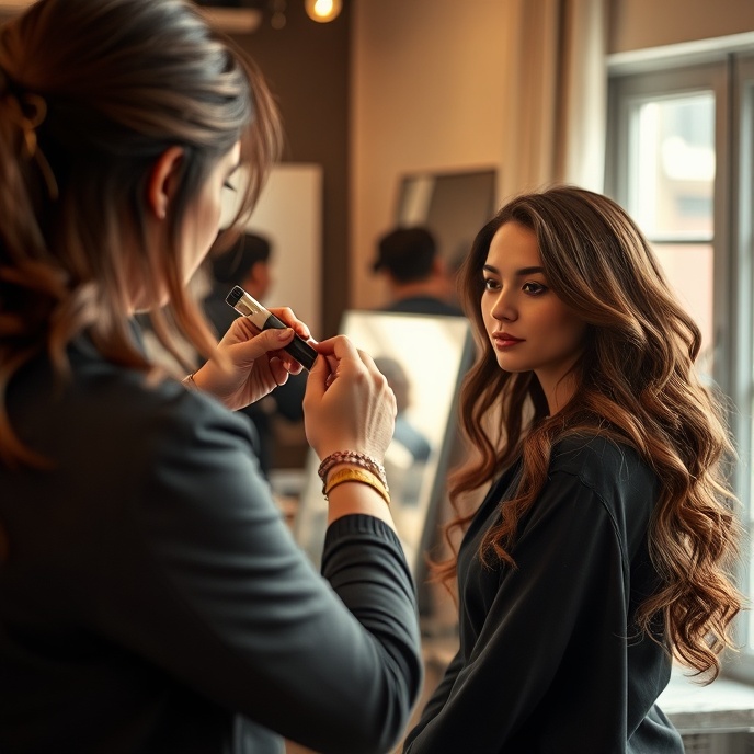 Founder styling hair