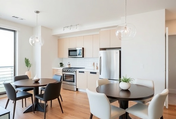 Contemporary condo kitchen