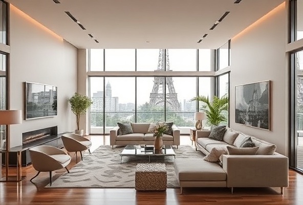 Luxury modern living room