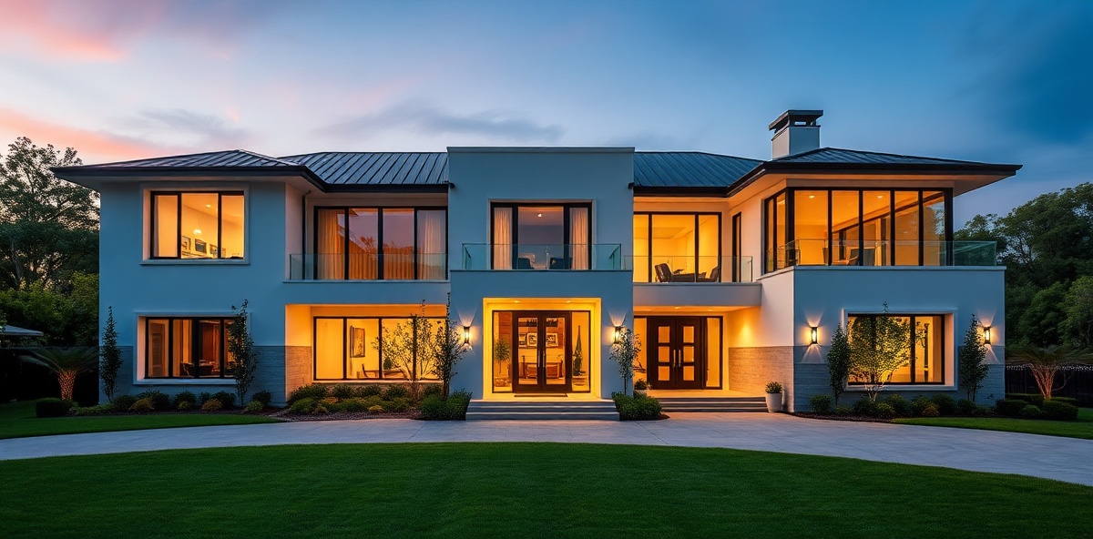 Luxury home exterior