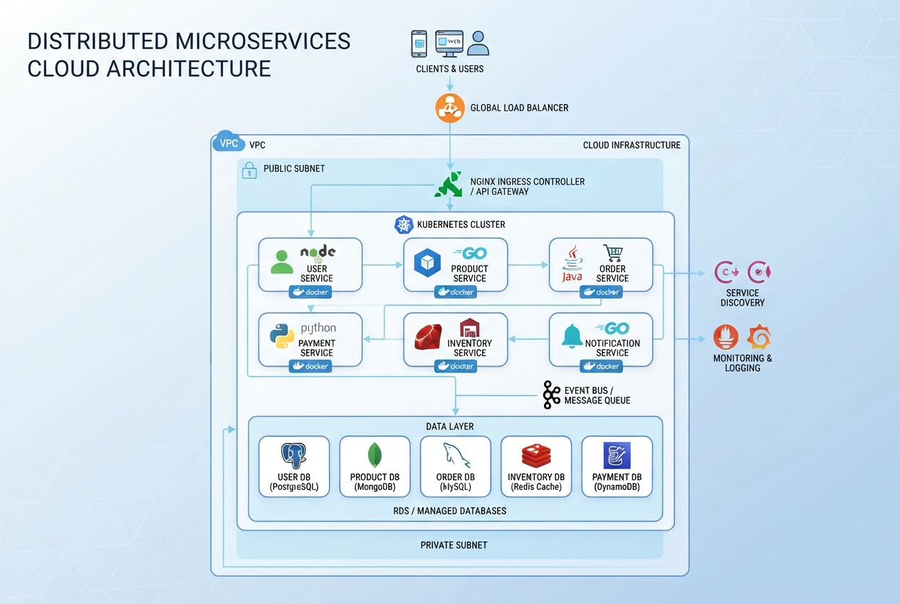 Cloud architecture diagram