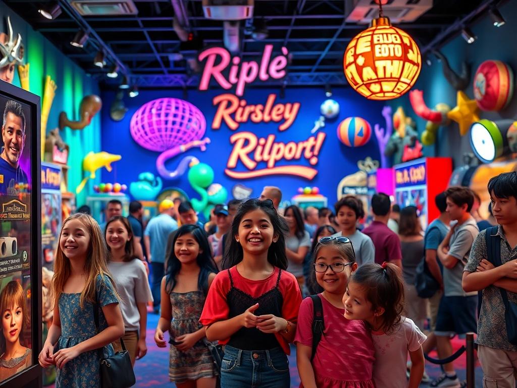 A vibrant interactive exhibit scene at Ripley's Believe it or
