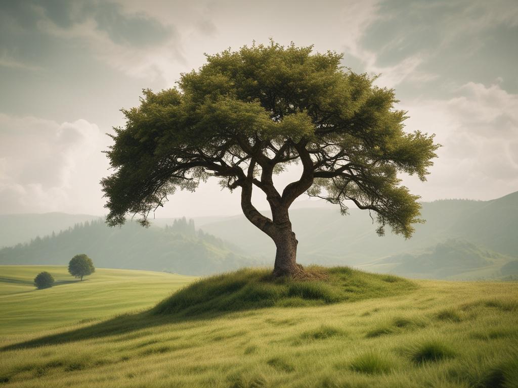 A realistic high resolution of a serene Swiss landscape with