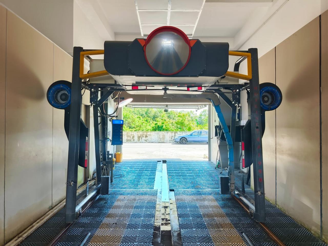 Modern car wash facility