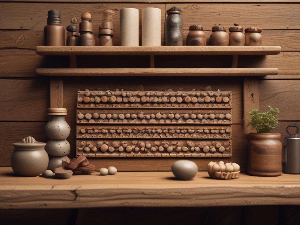 A collection of affordable braille solutions displayed on a rustic