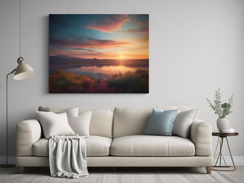 personalized canvas print, home decor, vibrant colors, beautiful design