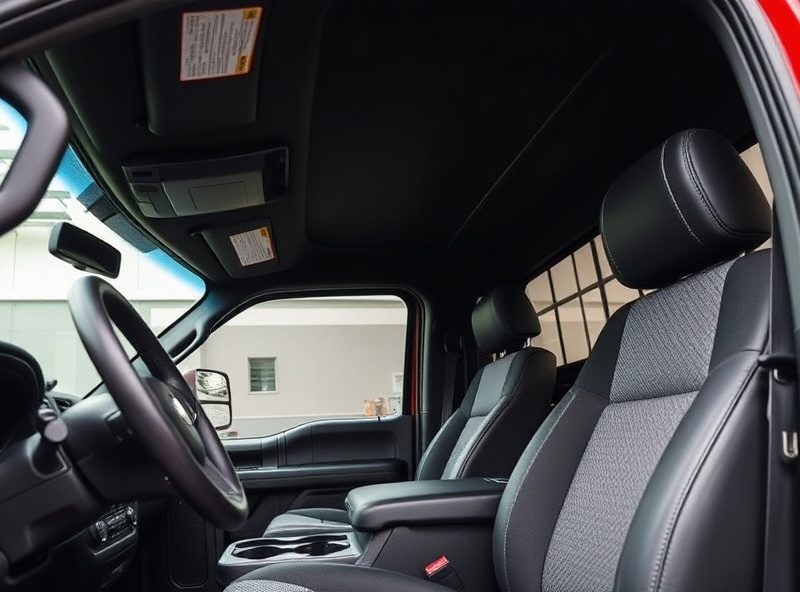 Truck interior detailing