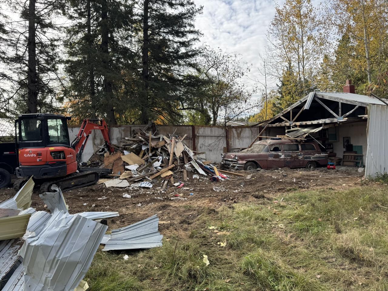 Professional excavation work