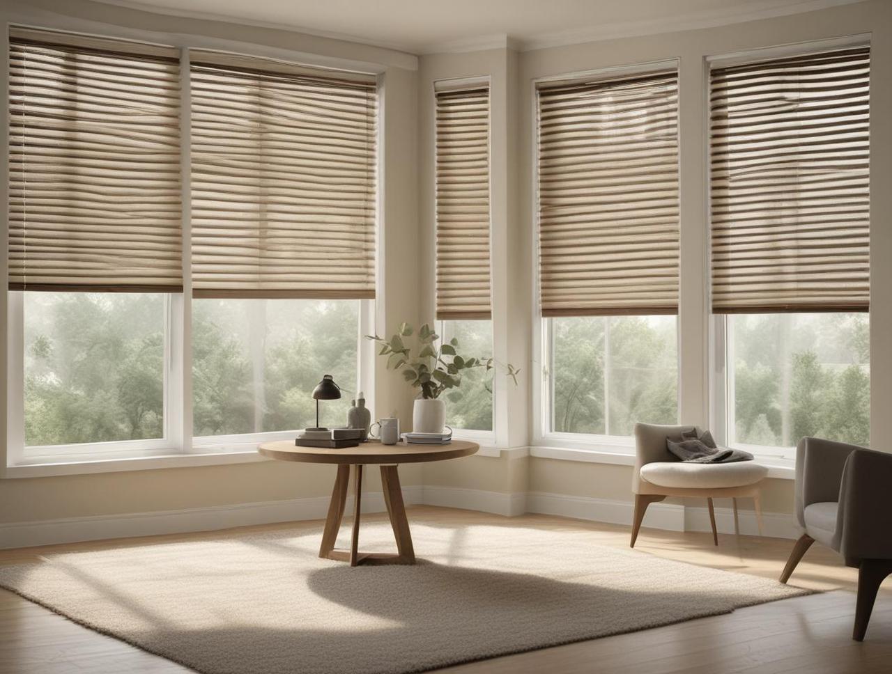 stylish blinds interior design