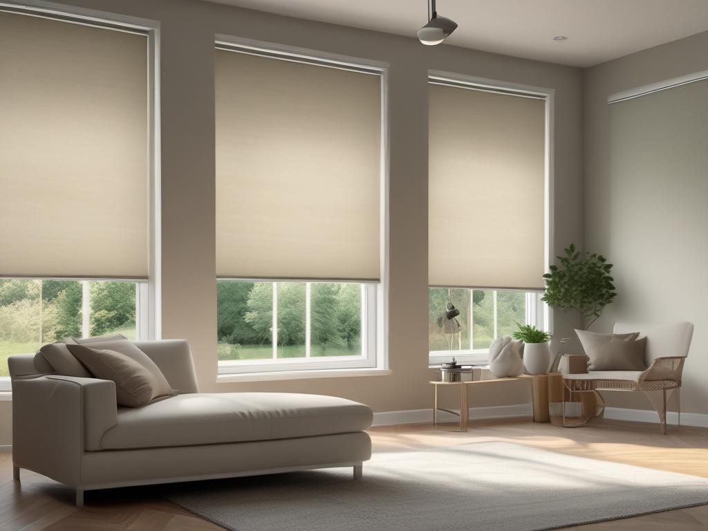 eco friendly roller blinds, stylish, sustainable, modern interior