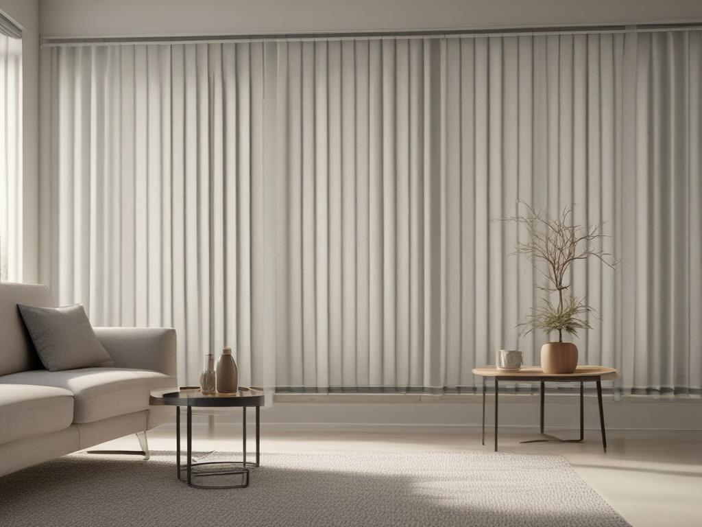 motorized vertical blinds, smart technology, convenience, modern decor
