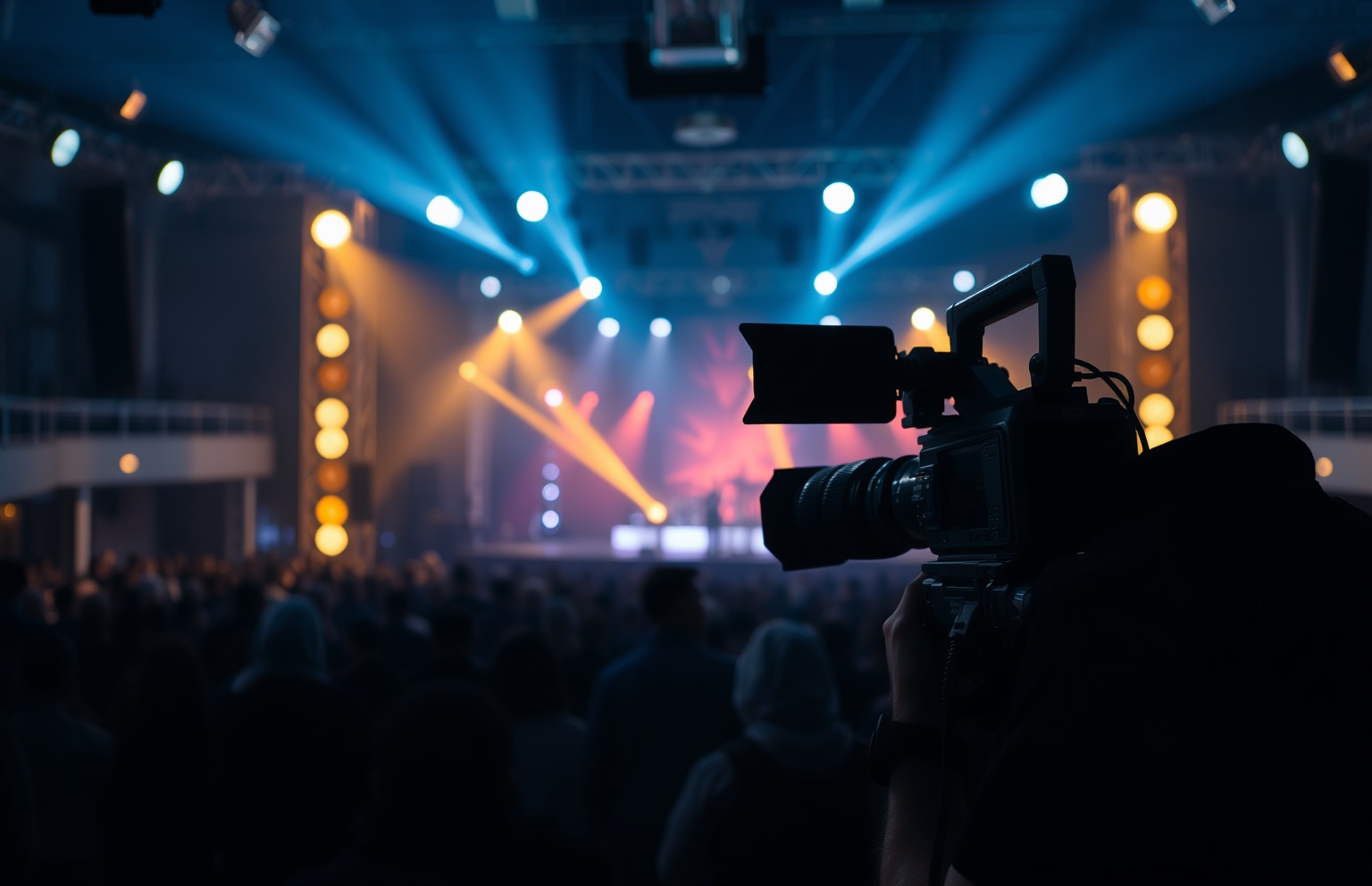Premium cinematic production and live event environment