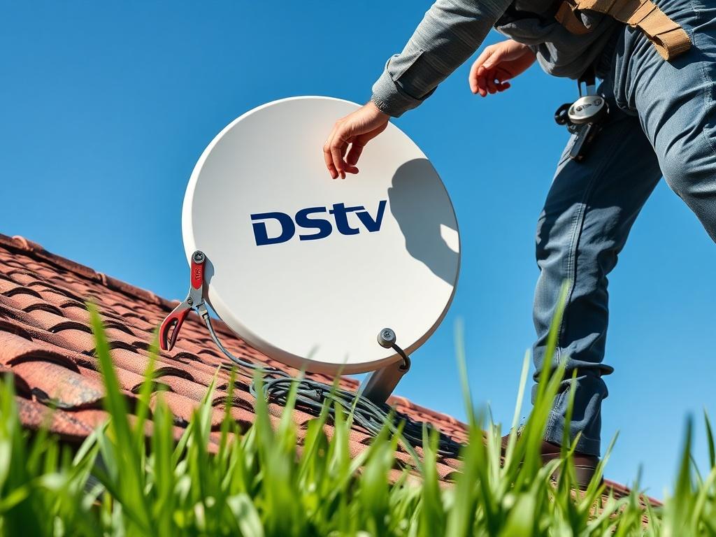 A close up shot of a technician expertly installing a