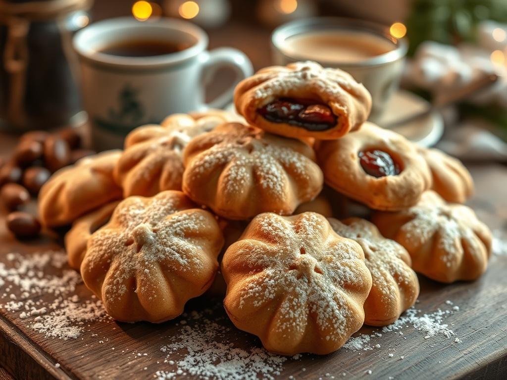 A realistic high resolution showcasing a pile of freshly baked