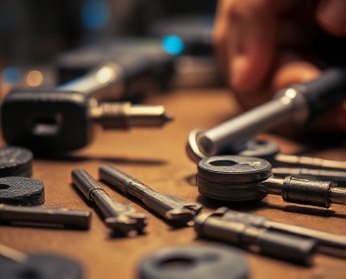 Expert key cutting precision work