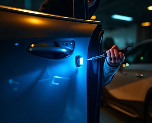 Professional car lockout assistance