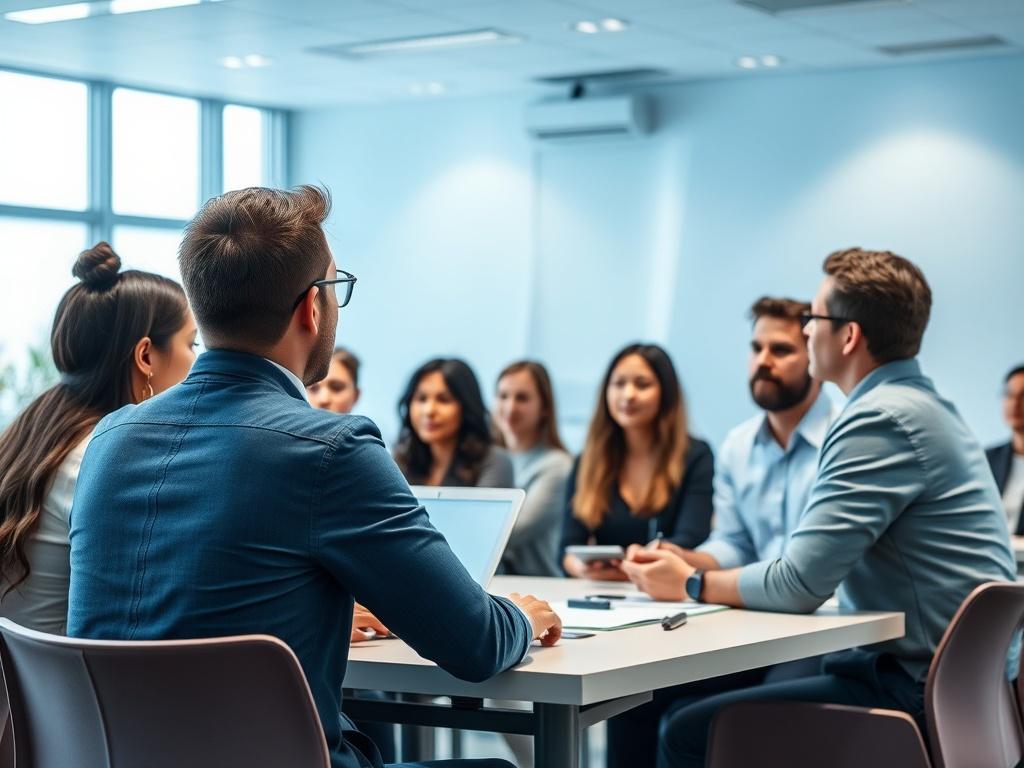 Create a high resolution image featuring a diverse group of