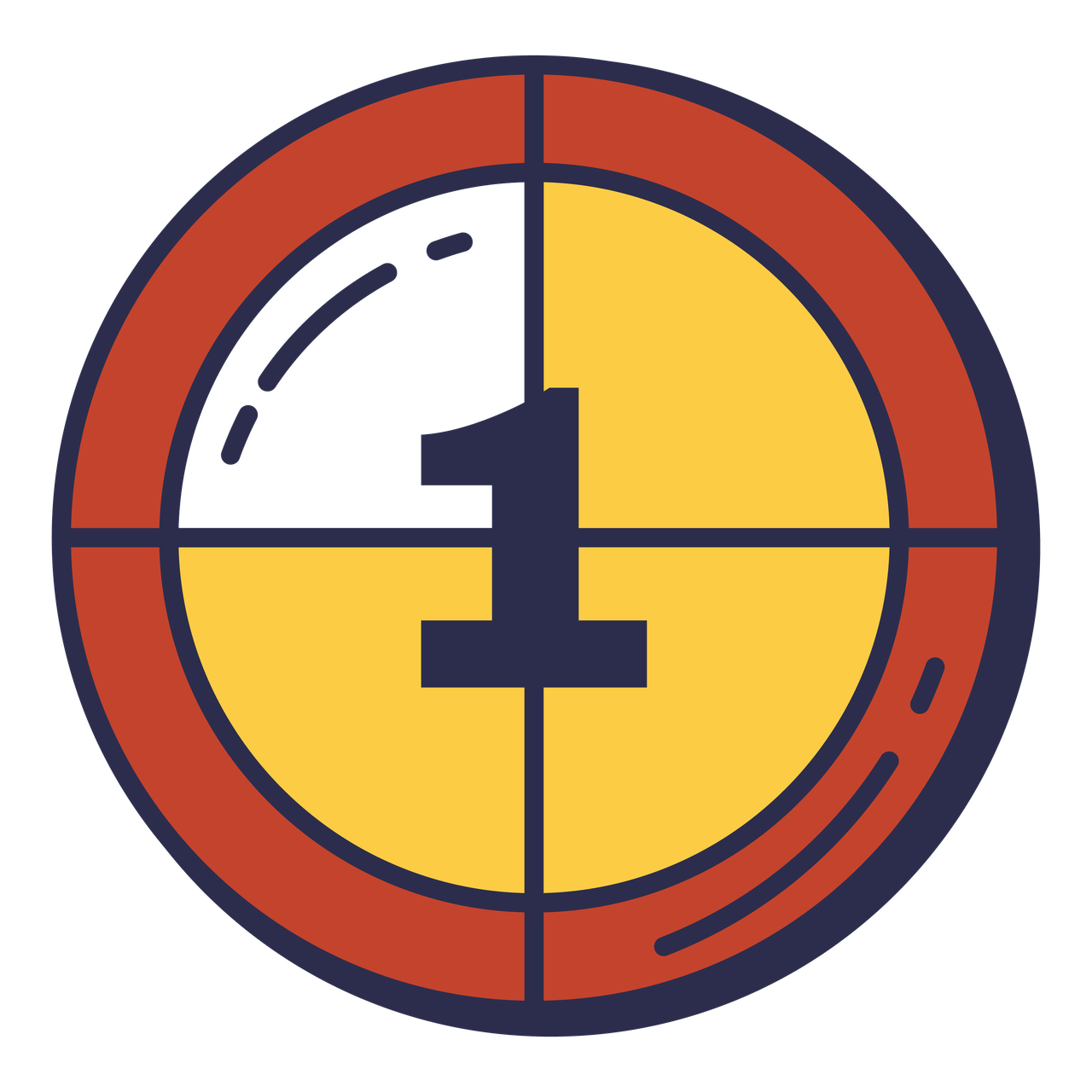 countdown cinema movie illustration set fill style.png