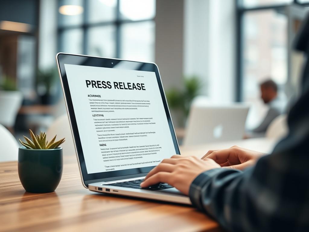 A close up shot of a person typing a press