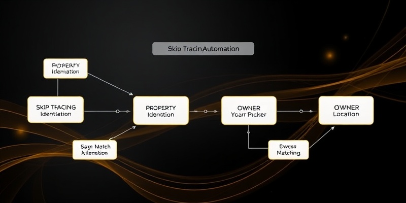 Skip tracing automation workflow
