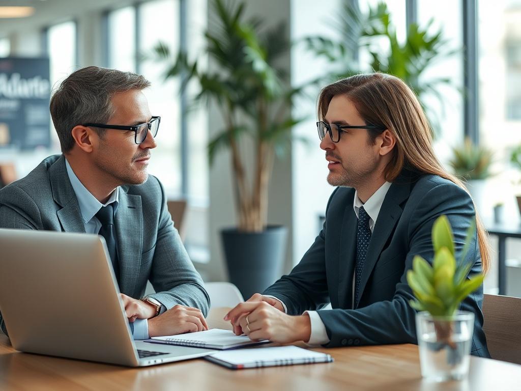 A hyper realistic close up photograph of a professional consultant