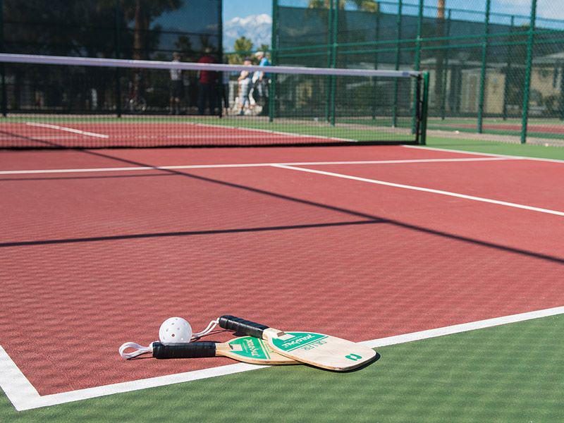 pickle ball court.