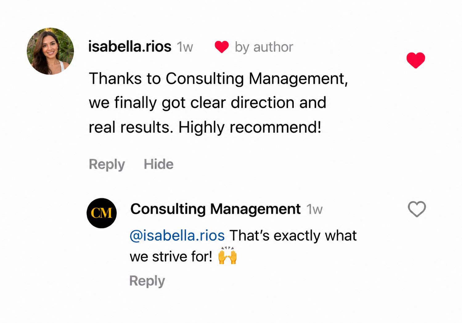 Testimonial