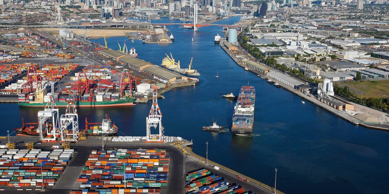 Port of Melbourne - Australian customs and biosecurity clearance