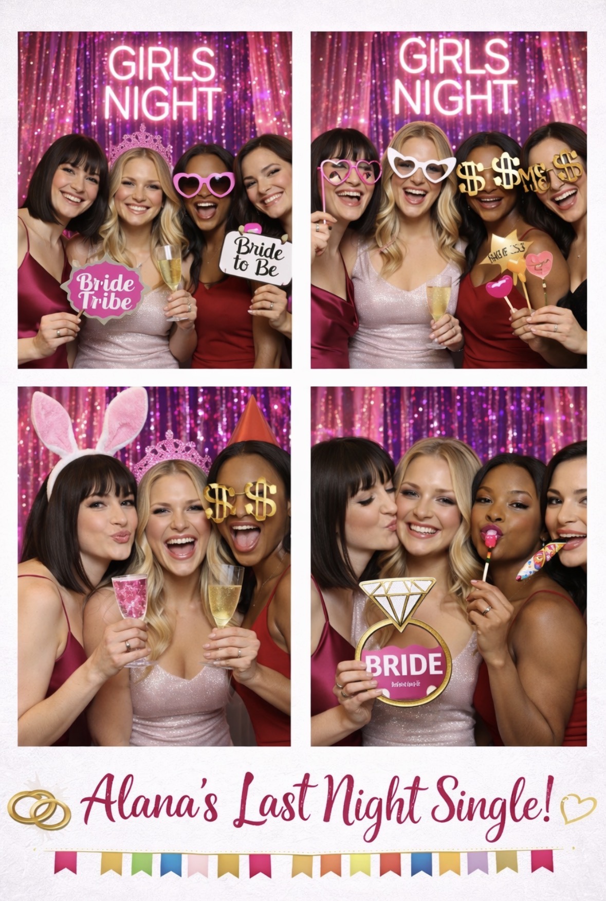 Premium props for photo booth events