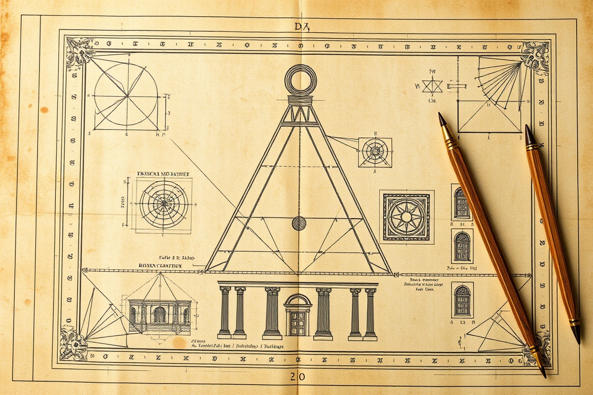 Ancient geometric constructions and diagrams