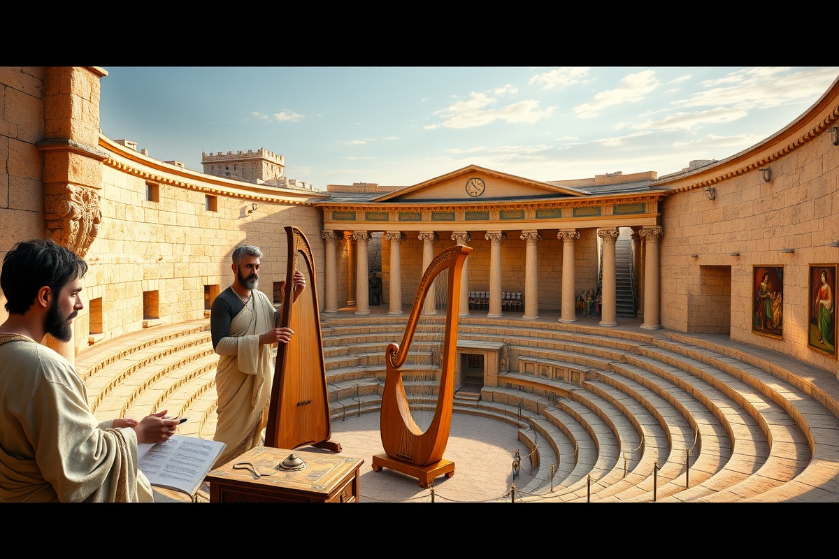 Ancient musical instruments and harmonic proportions