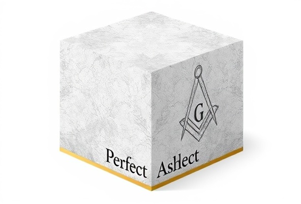 Masonic perfect ashlar symbol