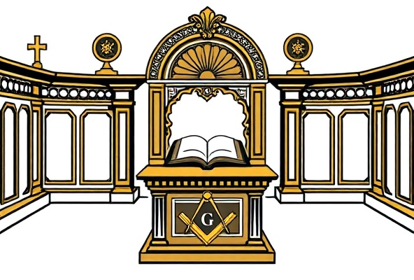 Masonic altar symbol