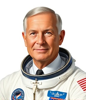 Buzz Aldrin portrait
