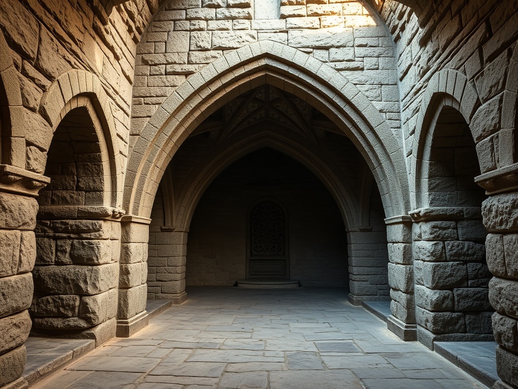 Ancient Scottish masonry architecture and ceremonial chambers