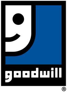 Professional Goodwill Industries logo with smiling face symbol and nonprofit charity imagery