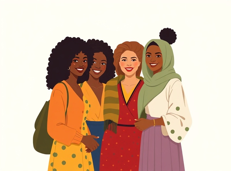 Alpha Kappa Delta Phi sisters celebrating multicultural sisterhood and diverse cultural identities