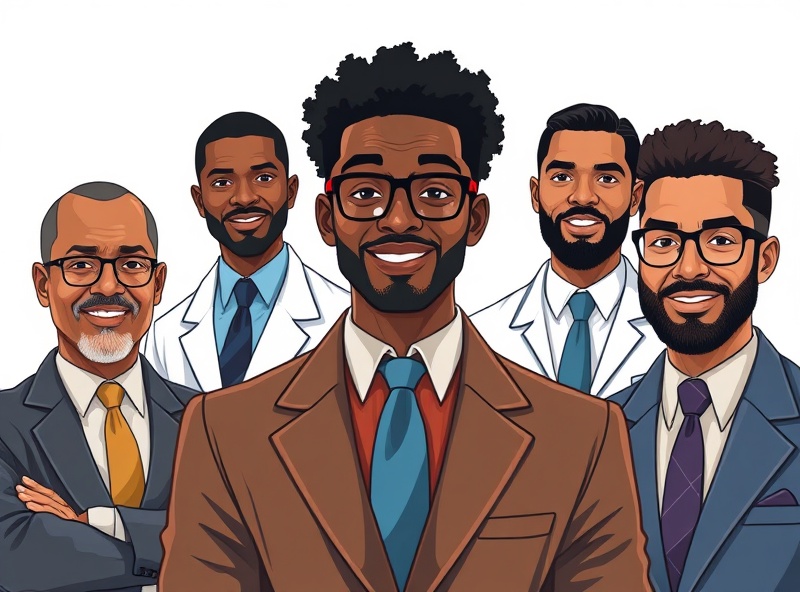 Kappa Alpha Psi members in diverse professional fields, representing achievement and community leadership