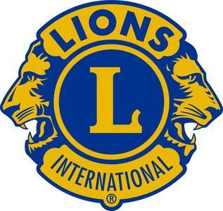 Professional Lions Clubs International emblem with gold and purple colors