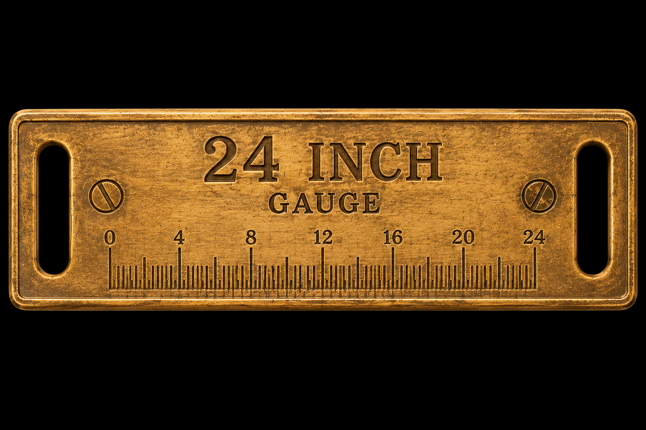 24 inch gauge, a Masonic measurement tool