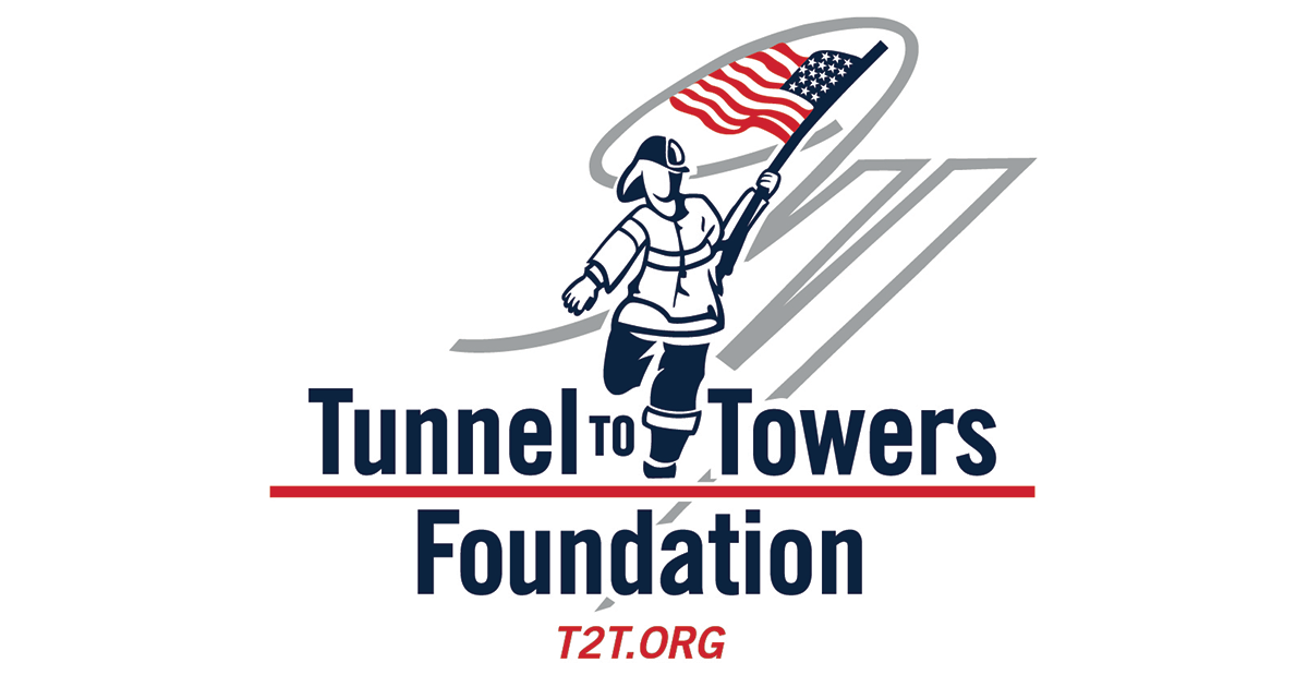 Professional Tunnels to Towers Foundation logo with patriotic and military themes
