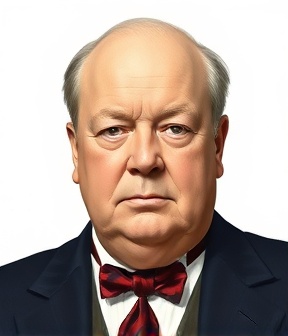 Winston Churchill portrait