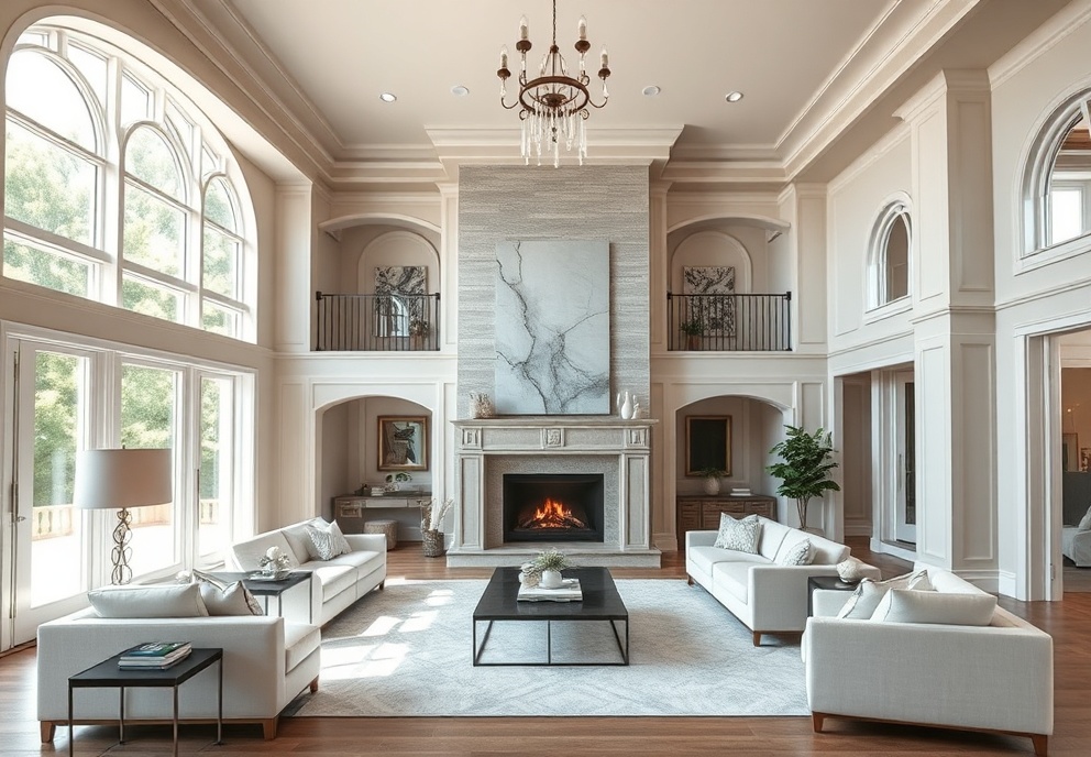 Luxury custom home interior