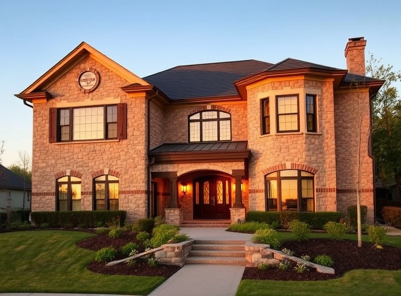 Two-story traditional custom home