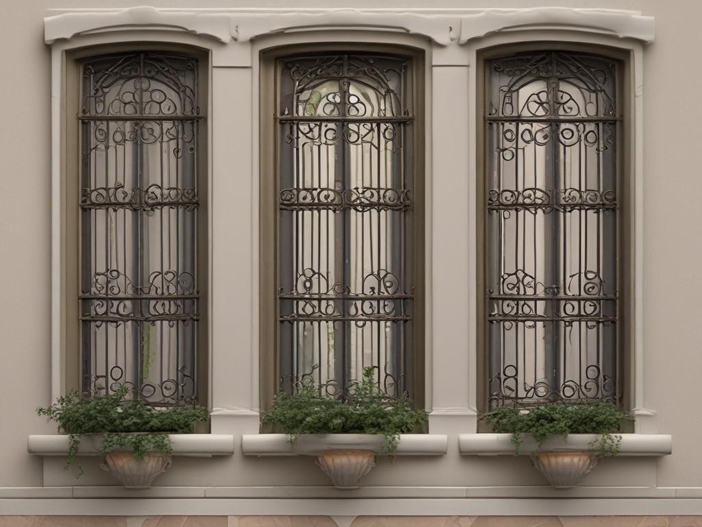 decorative window grills, safety, home decor